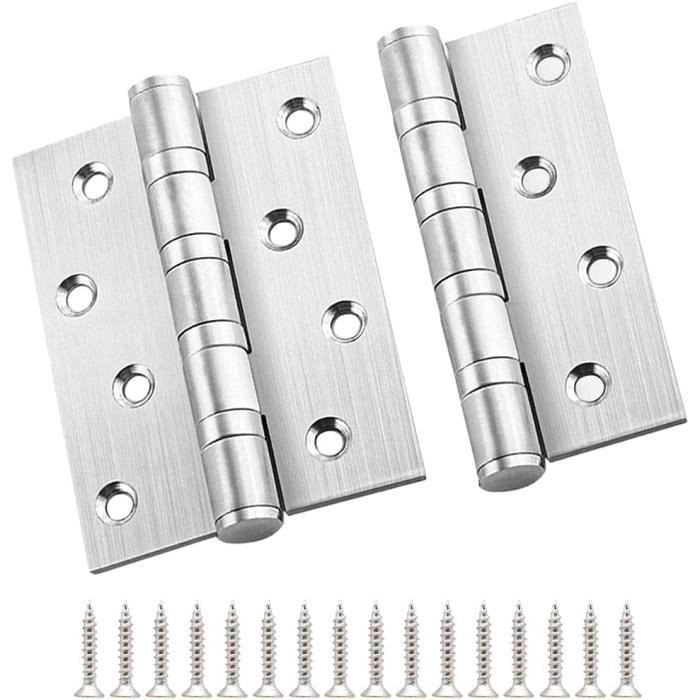 Charnières de porte 10 pcs - 75mm (3 Inch) Charnières de porte de