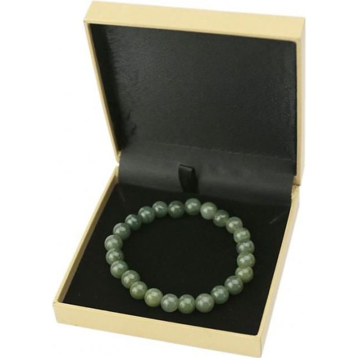 Bracelet En Jade Veritable - Paix Intérieure Et Harmonie