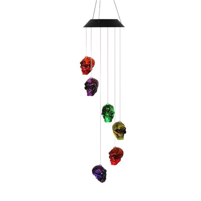 2 Pièces Carillon Éolien Feuilles Décor Décorations Commémoratives