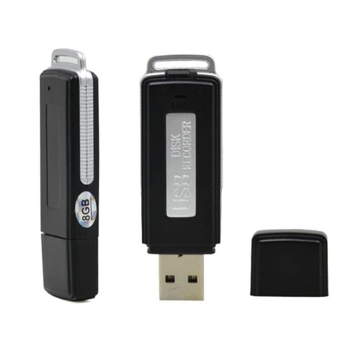 Professional original 8GB Rechargeable Mini Dictaphone 70Hr WAV Audio Digital Pen USB