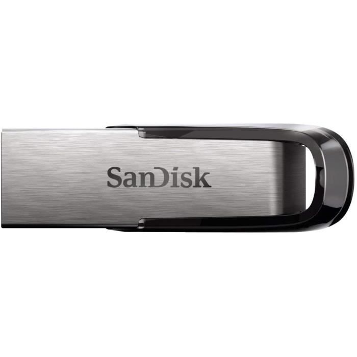 Clé USB 3.0 SanDisk Ultra Flair 256 Go - Vitesse de lecture maximale de 150 Mo/s
