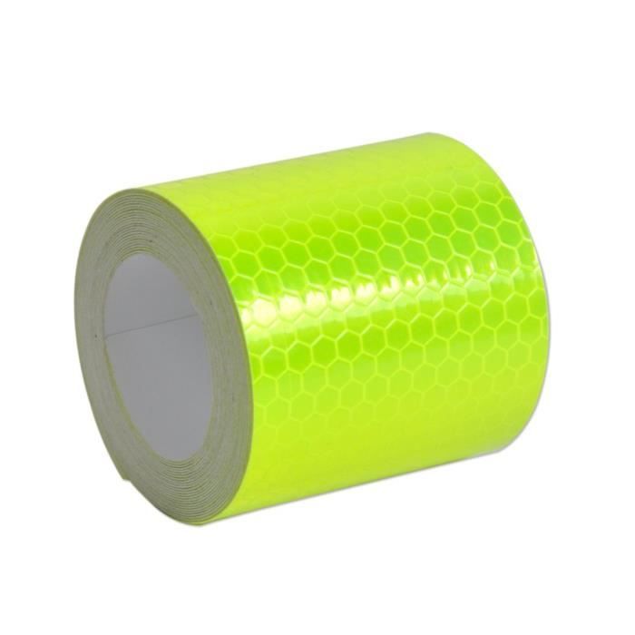 Décoration véhicule,Bande adhésive réfléchissante pour vélo de voiture,5CM x 3M,avertissement de