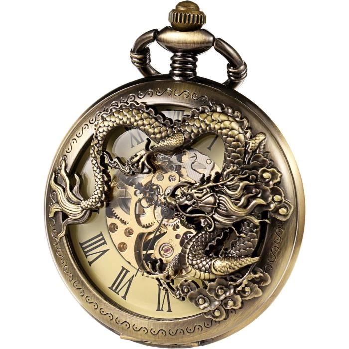 Montre De Poche Chronomètre Hanhart à Remontage Manuel - Deux Aiguilles - Fonctionne - état D'usage