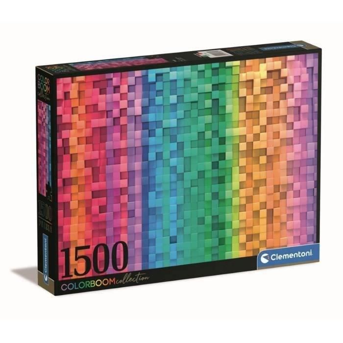 Clementoni - Colorboom collection - Puzzle 1500 pièces - Pixels