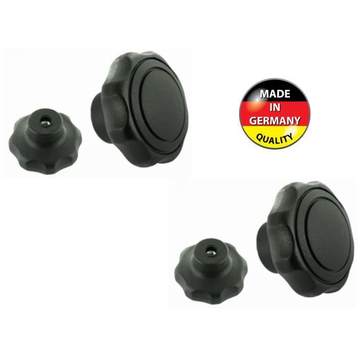 10-Pack M6x30mm Vis De Pouce, étoile En Plastique Moletées Bouton De Serrage A Vis Thumbscrew Jusch 83129315