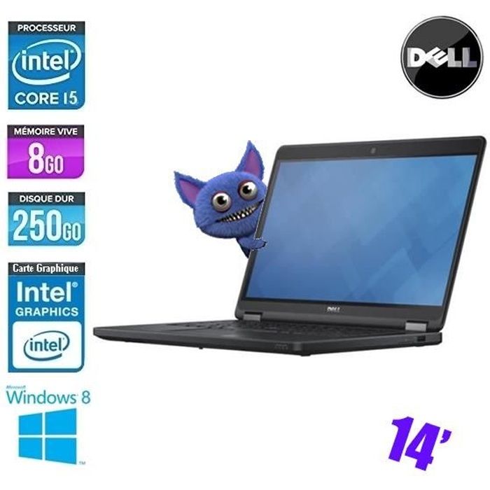 DELL PC Portable latitude e5450 core i5 5300u 2.3ghz