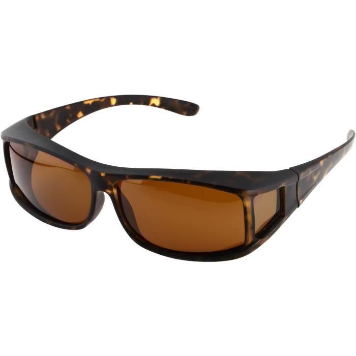 Lunettes De Soleil Polarisées Meeloog Pour Femme - Forme Rectangulaire - Verres UV400 - Cadre TR90 Léger - Kit Complet