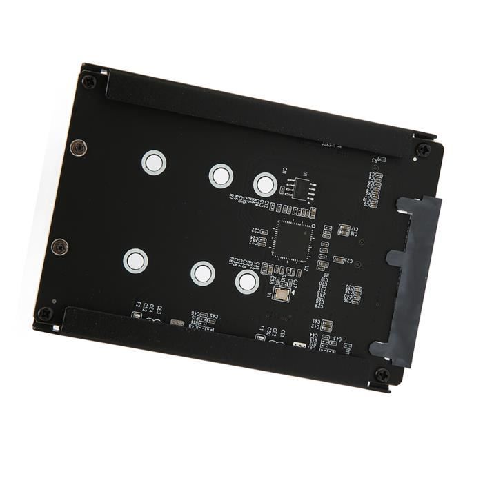 Extension SATA 6 Ports ASM1166 Carte Adaptateur M.2 Vers SATA3.0, Carte D'extension 6 Ports, Extension De Disque Dur ASM1166 M.2 M-EKY PCIE3.0 Vers Carte Adaptateur SATA 6 Gbps Ph516 Avec Indicateur Intelligent