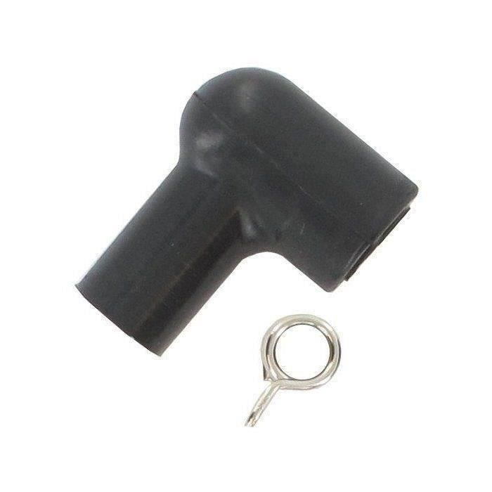 Antiparasite / Connecteur de bougie d'allumage universel en caoutchouc avec épingle pour fil Ø: 7mm