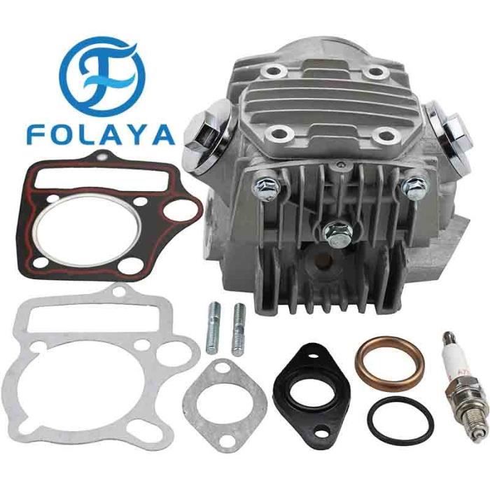 FOLAYA Ensemble Culasse complet cylindre moteur 110cc Remplacement pour ATV Go kart et moto cross