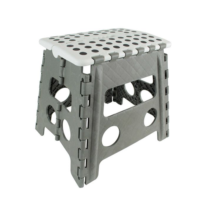 RETYLY Tabouret Pliant Assise Pliante Marchepied Pliant 22 X 17 X 18Cm Plastique Jusqu/à 150 Kg Pliable