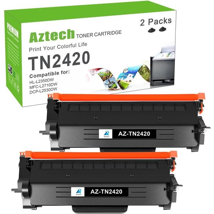 GPC Image TN2420 Toner Cartouche de Toner Compatible pour Brother TN-2420 TN2410  TN-2410 pour DCP-L2530DW MFC-L2710DW HL-L2350DW HL-L2310D HL-L2370DN  DCP-L2510D MFC-L2750DW MFC-L2730DW (1 Noir) : : Informatique