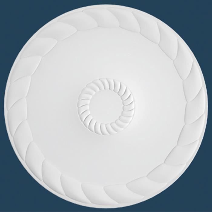 Rosace nouvelle Marbet R-23 | 60 cm | polystyrène léger blanc