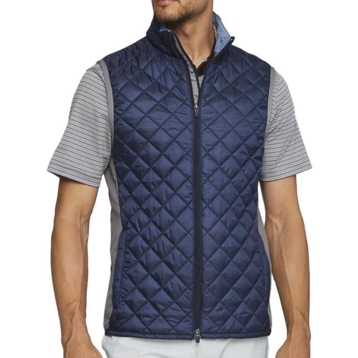 Gilet Puma Frost quilted - bleu marine/slate sky - 52/54 Gilet Puma Frost quilted - bleu marine/slate sky - 52/54