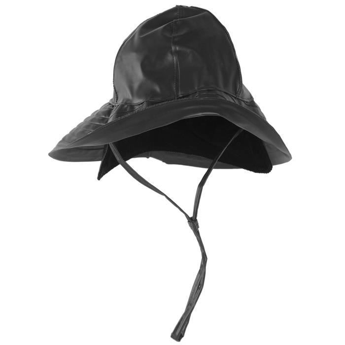 Chapeau de pluie - Mil-Tec - Sud-Ouest - Imperméable - Respirant - Noir Chapeau de pluie - Mil-Tec - Sud-Ouest - Imperméable - Respirant - Noir