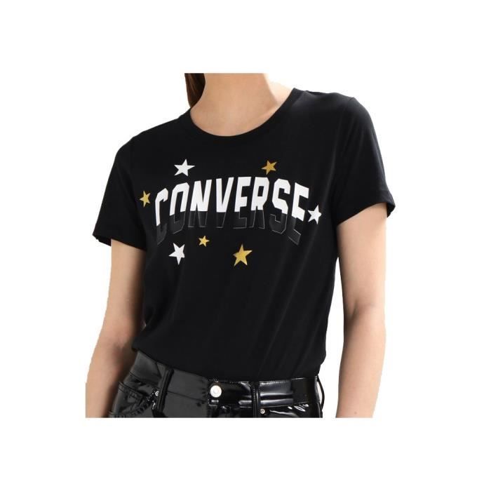 t shirt converse noir