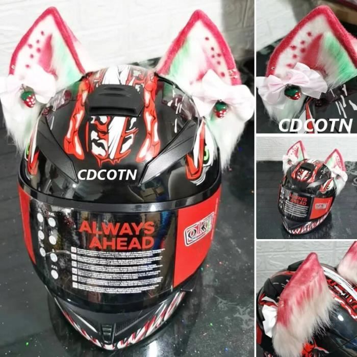 Klaxon de Casque de Moto, Accessoires de Casque de vélo décoration d
