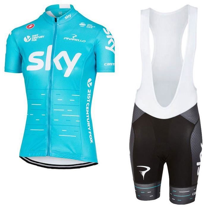 Maillot vélo hiver pro SKY 2019