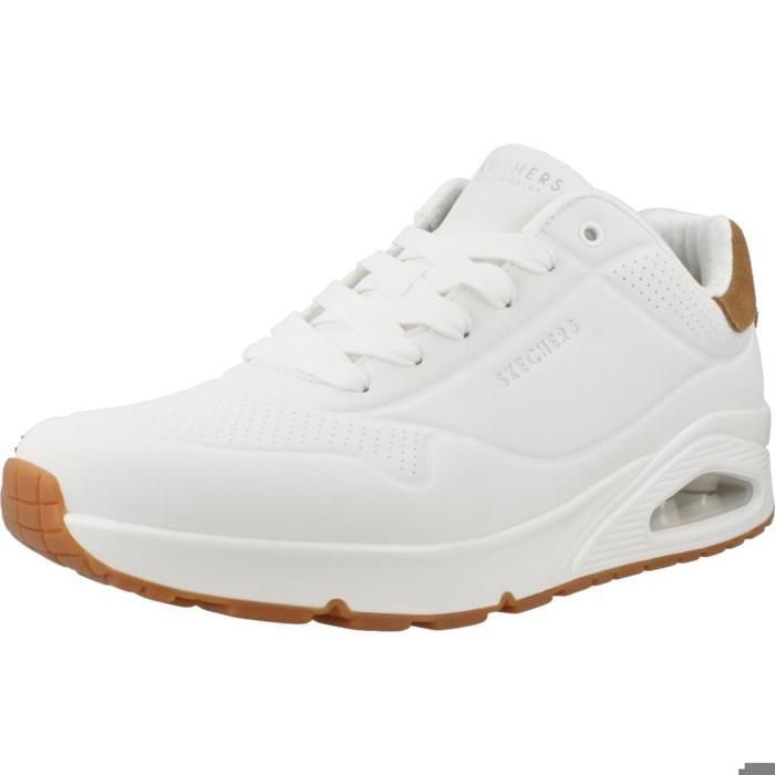 Skechers Sport > Zapatillas Hombre Modèle Chaussure Skechers Modèle Uno - Suited On Air - Coleur Blanc