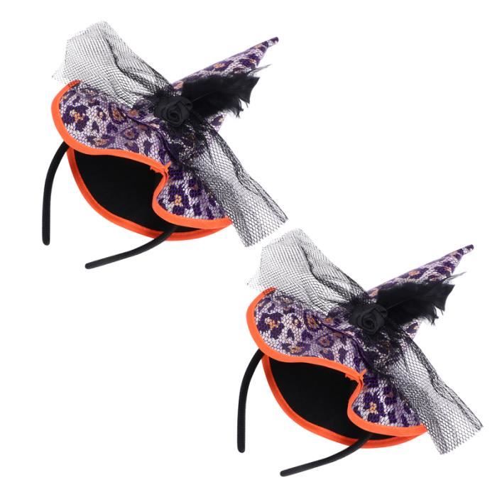 Cabilock Lot De 4 Chapeaux De Sorcière D'Halloween En