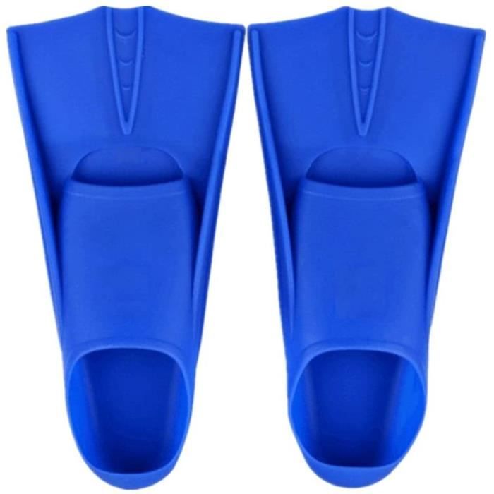 Palmes De Natation Courtes Compactes - TPR, Design Ergonomique, Pour Entraînement En Piscine Ou Mer