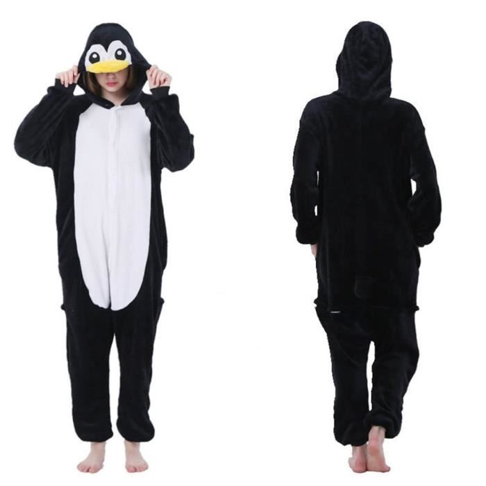 Combinaison Pyjama Kigurumi Adulte Licorne - Unisexe - Taille L (165-175 Cm) - Capuche Avec Corne - Poche - Idéal Cosplay, Fête - 4