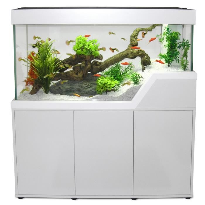 Aquarium Caraïbes 120 Cm Blanc - Achat / Vente aquarium  