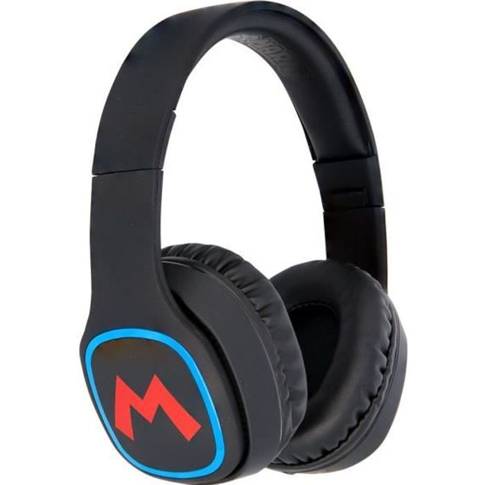 Casque Bluetooth - OTL - Super Mario - Noir - Junior - Sur-oreille