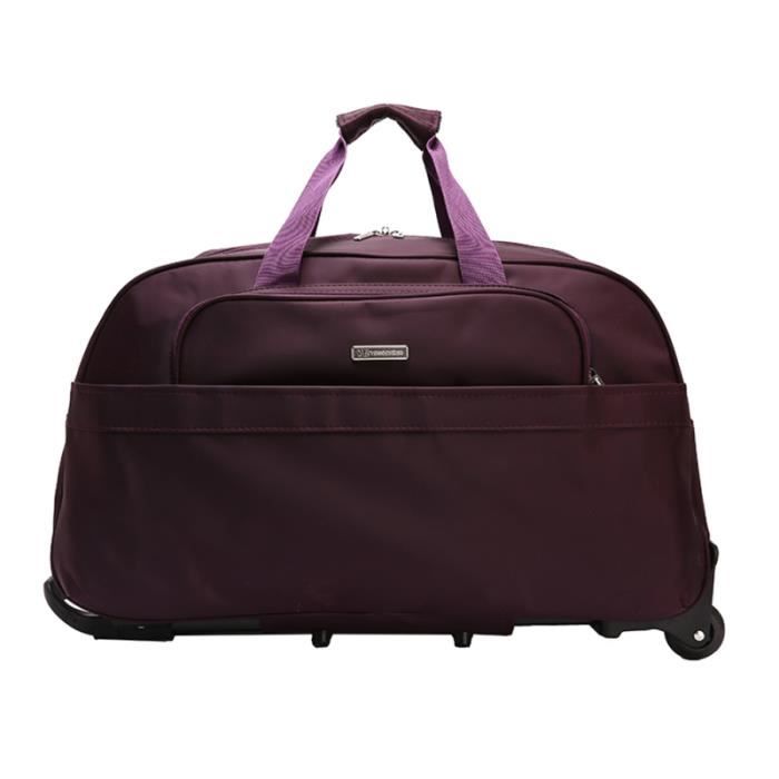 Sac Fourre-tout Grande Capacité En Nylon - 50x29x21cm, Léger, Drapé, Pour école, Travail, Voyage
