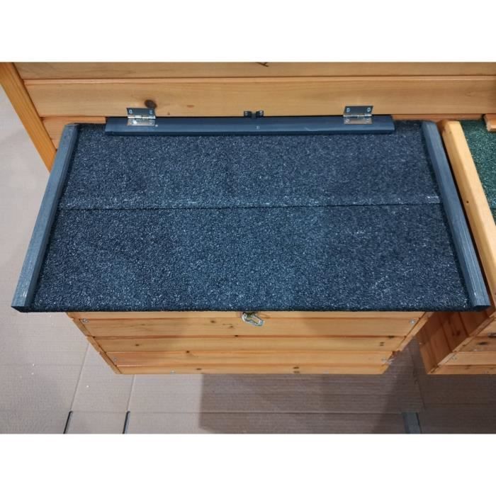 Meilleurs prix pour Pondoir Supplémentaire Pour Poulailler Challans Toit Shingle Noir