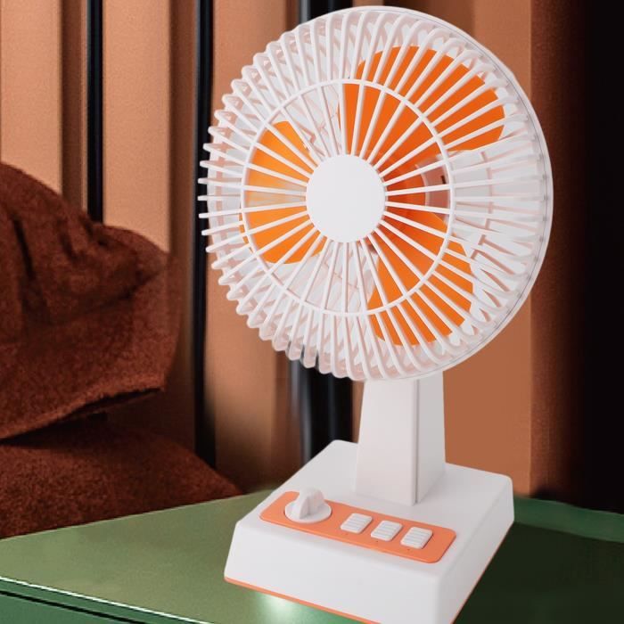 Ventilateur De Bureau Sans Pales Fishtec | Double Turbine 30W | 3 Vitesses + Pivot 45° | Design Compact Et Silencieux | Idéal Bureau, Chambre