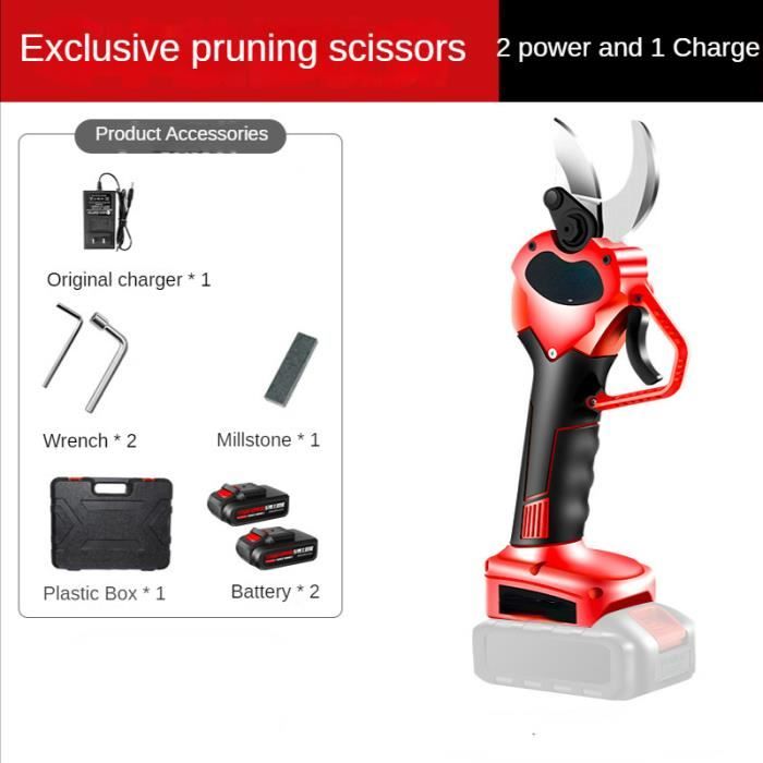 Coupe-branches électrique RUMOCOVO - 2 Piles - Outils Pour Arbres