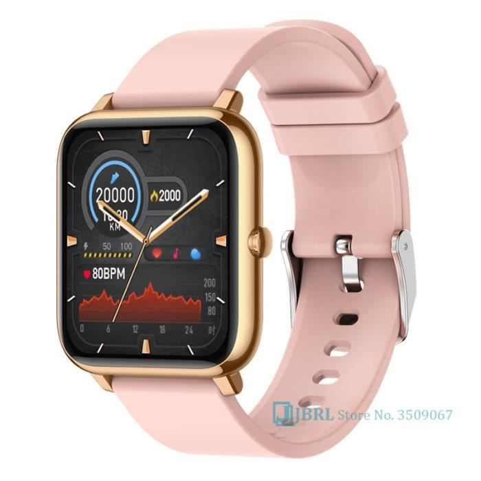 Montre Connectée Moonpro Universelle Homme Femme, Compatible IOS Android, écran Tactile
