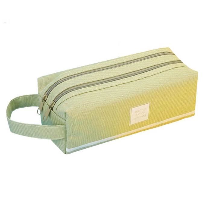 M1499 1x Plumier Enfant Grande Capacité De Toile Trousse à Crayon Scolaire 2 Compartiment Zipper Pour Ado Garcon Fille Etudiant Achat Vente Trousse à Stylo 8500160432892 Soldes Sur Cdiscount Dès Le 20 Janvier Cdiscount