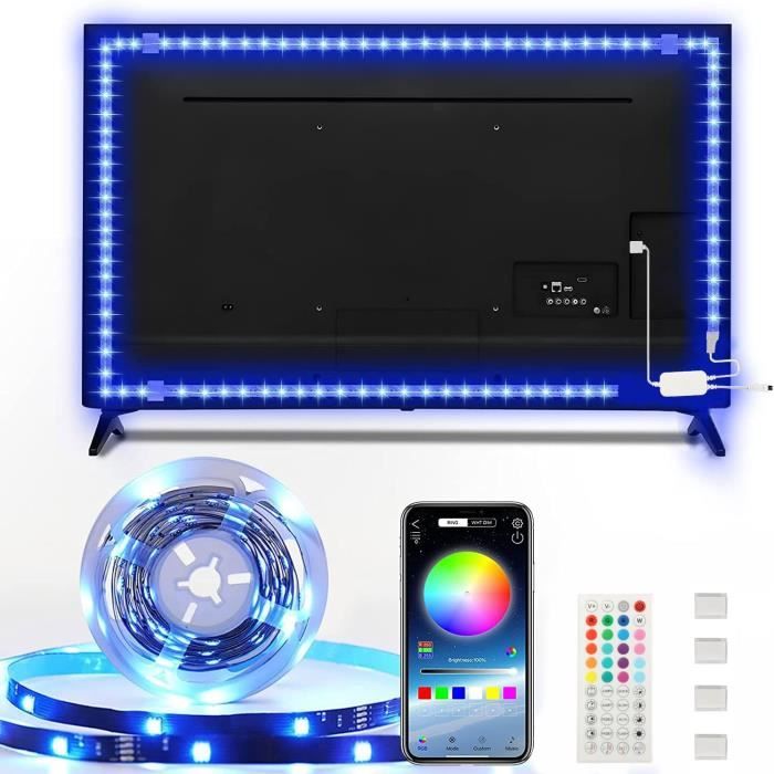 Ruban LED 10 Mètres RGB – Bonve Pet – Multicolore Musical Avec Télécommande
