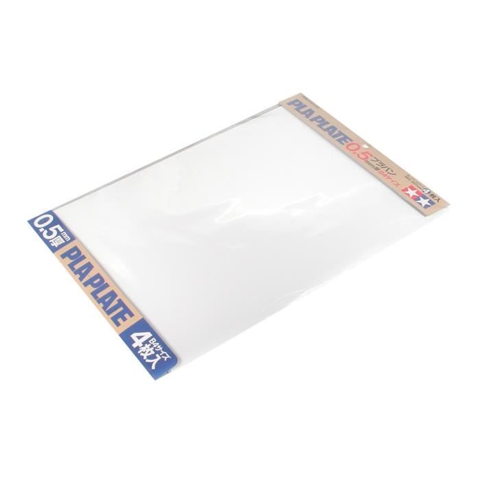 Plaque En Abs Extrudé Plaques ABS Noir 3 Mm - Lot De 4 Feuilles 40x30 Cm, Rigides, Pour Modélisme, Bricolage, Garde-boue Feuille ABS Noir 40x30 Cm 3mm