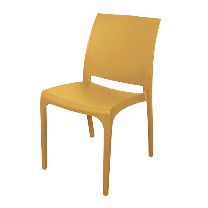 today, chaise de jardin spirit garden louise jaune - tu
