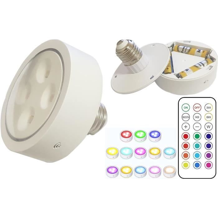 Ampoule E27 À Piles Avec Pour Éclairage D'Applique À Piles