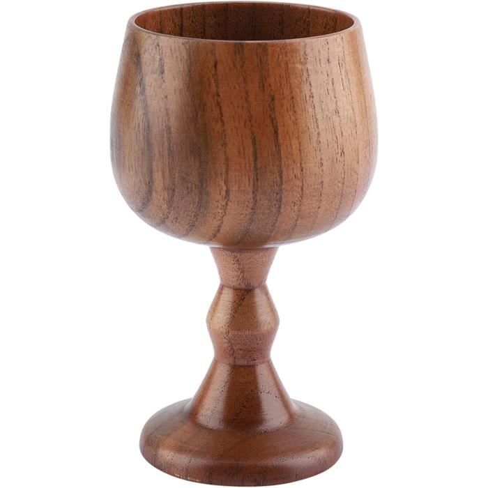 Tasse à Café,D-1pcs--Tasse En Bois Faite à La Main Style Chinois,mug, Lait, Thé, Eau, Café, Jus