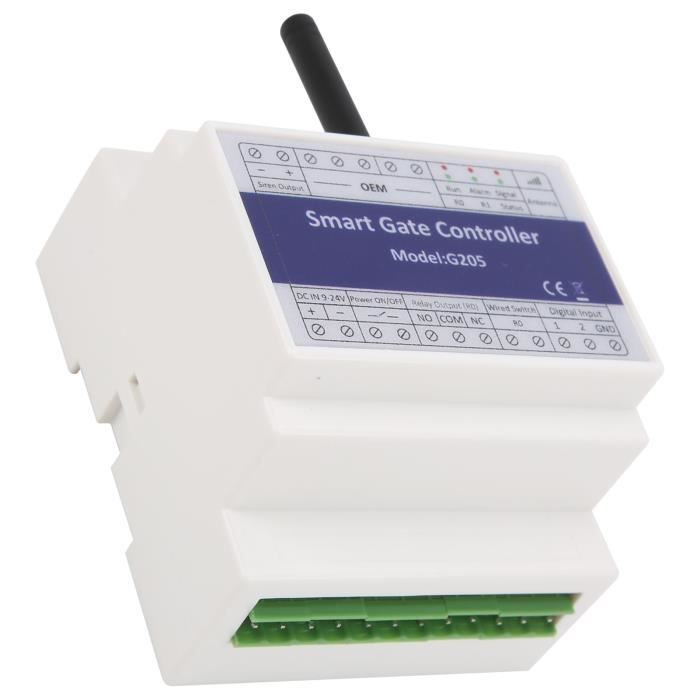 Contrôleur D'accès GSM T201 - Surveillance Température & Alimentation - 2 Relais - Alarme SMS - 2G/3G/4G