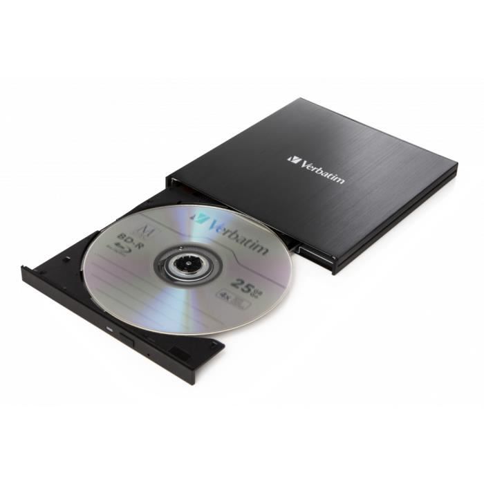 Verbatim Blu-ray Brenner extern Slim - Bluray Burner - USB 3.0