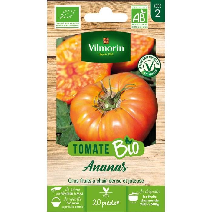 Comparer les prix de Sachet de graines Tomate Ananas BIO-