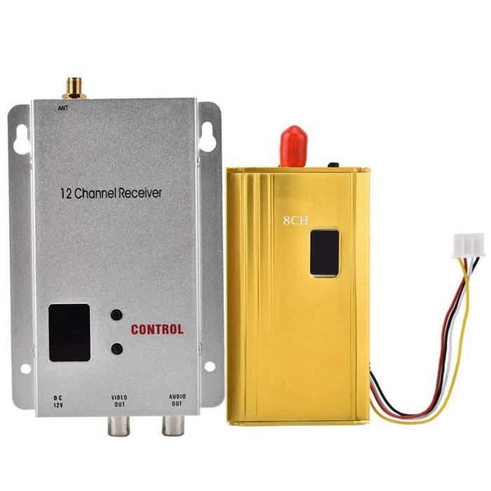 YOSOO émetteurrécepteur audiovidéo sans fil 1.2G 1.5W Kit de récepteur d