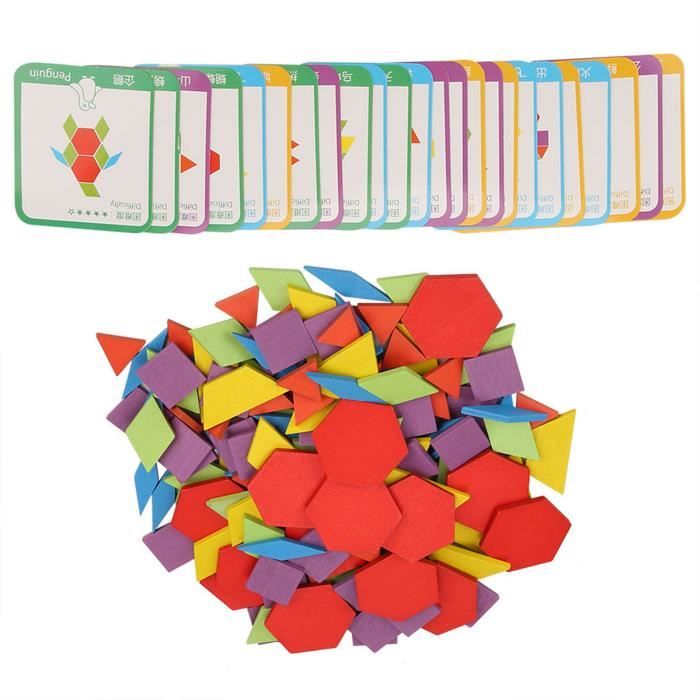 Planche de puzzle en bois Jeu de Plateau de Puzzle en Bois Color?� Jouets ??ducatifs pour Tout 