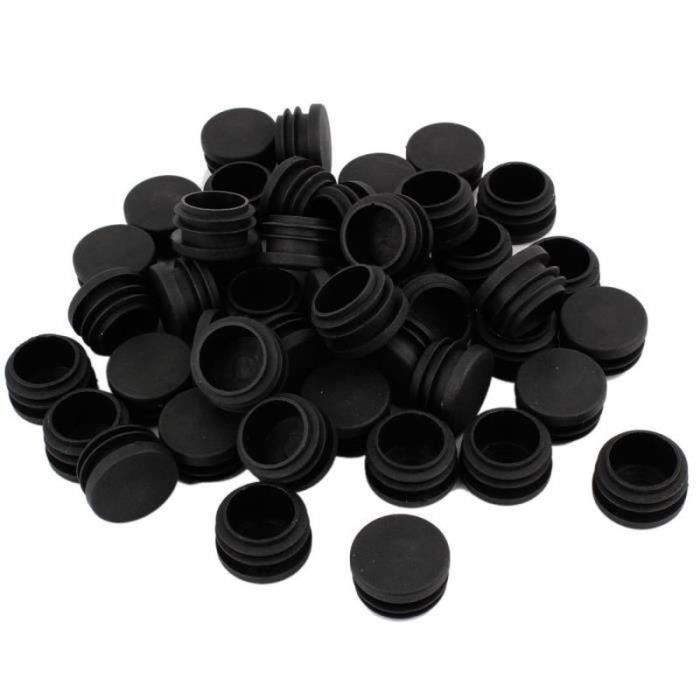 sourcing map 4pcs Bouchon Pied de Chasie Embout Capuchon Jambe Tube