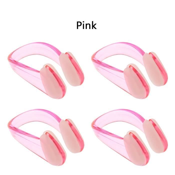 2 X Pince-nez De Natation Métal & Silicone - Avec Étui - Confortable Et Ajustable