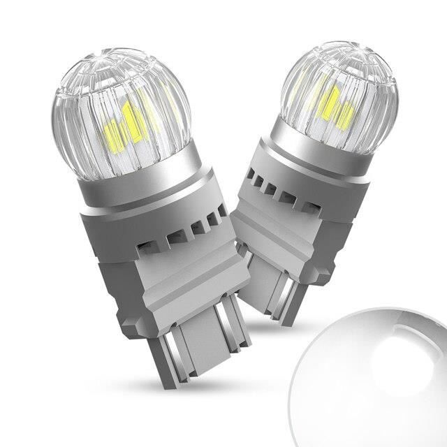 2 Ampoules LED Feux De Jour DRL 3157 P27/7W - Compatible Jeep Compass Grand Cherokee
