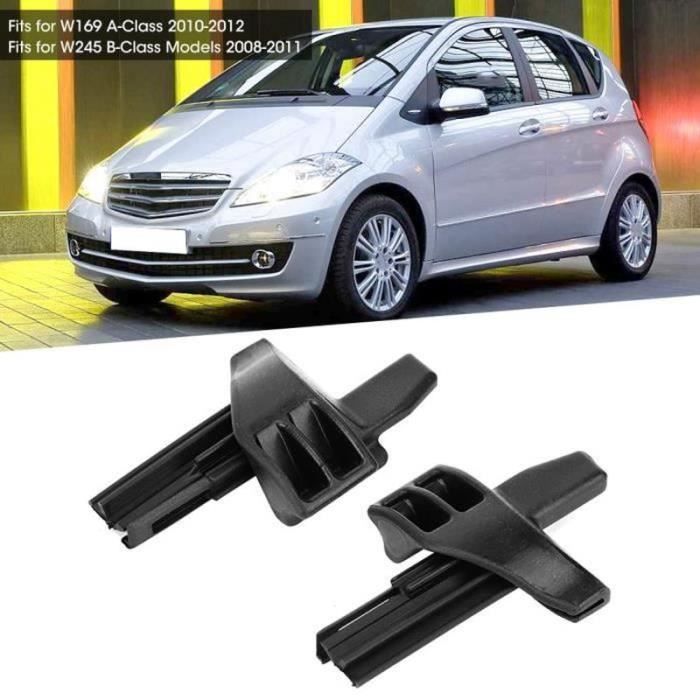 Lot De 2 Clips Pour Couvercle De Compartiment à Bagages - Compatible Mercedes Classe A W169 (2010-2012) Et Classe B W245 (2008-2011) - Noir - 2