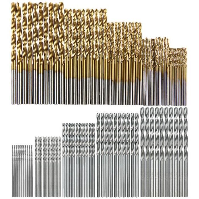 Foret Hélicoïdal HSS-E Cobalt 8% 10.3 Mm - Revêtement Titane Pour Acier Inoxydable, Aluminium - Sourcing Map