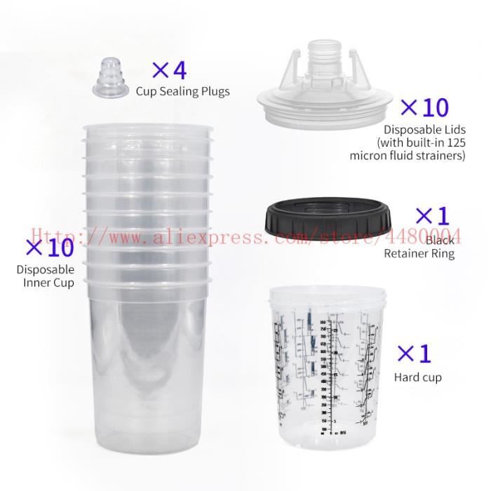 Cup De Mélange HVLP SODIAL – Verte, Universelle Pour Peinture Au Pistolet